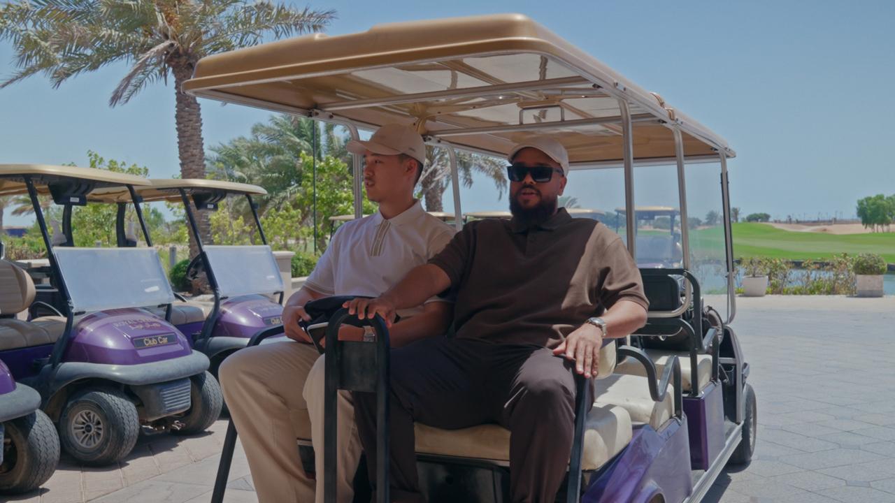 The JC Group team at a Riyadh golf course